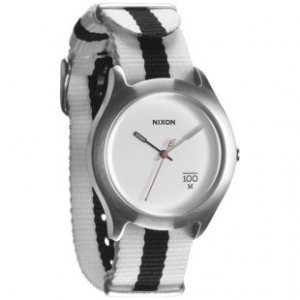 Nixon Watch | Nixon Quad Watch - White Black Nylon