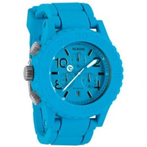 Nixon Watch | Nixon Rubber 42-20 Chrono Watch - Sky Blue