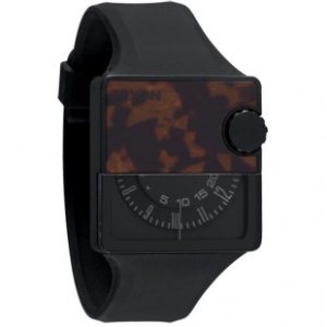 Nixon Watch | Nixon Rubber Murf Watch - Matte Black ~ Dark Tortoise