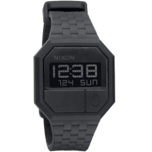 Nixon Watch | Nixon Rubber Rerun Watch - Black