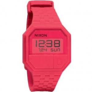 Nixon Watch | Nixon Rubber Rerun Watch - Coral