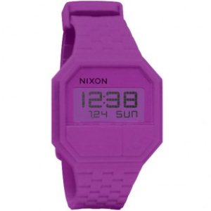 Nixon Watch | Nixon Rubber Rerun Watch - Rhodo