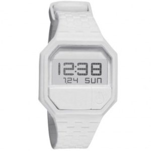 Nixon Watch | Nixon Rubber Rerun Watch - White