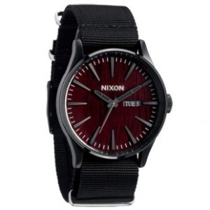 Nixon Watch | Nixon Sentry Watch - Dark Wood Black