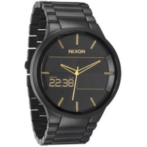Nixon Watch | Nixon Spencer Watch - Matte Black Gold