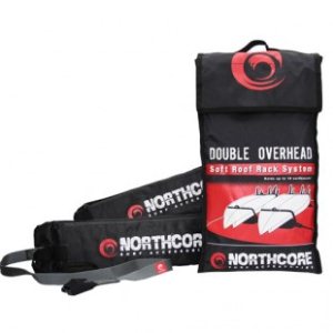 Northcore Surf Accessories | Northcore Double Overhead Soft Rack - Black