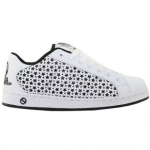 Odessa Shoes | Odessa Baker G Shoes - White ~ Black Stars