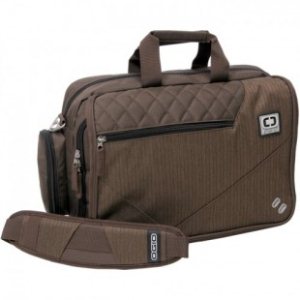 Ogio Shoulder Bags | Ogio City Corp Street Messenger Bag - Brown Pinstripe