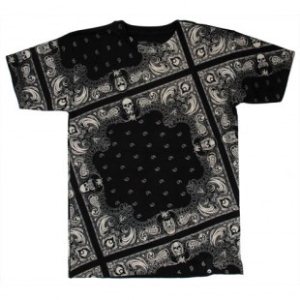 Osiris T Shirt | Osiris Abel Bandana T Shirt - Black White