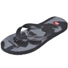 Quiksilver Sandals | Quiksilver Flower Flip Flops - Black Grey