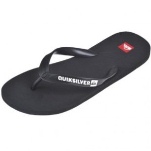 Quiksilver Sandals | Quiksilver Molokai Flip Flops - Black Black White