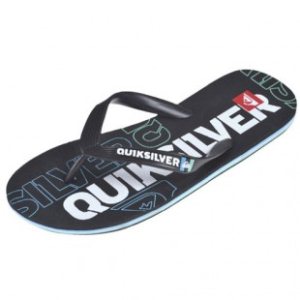 Quiksilver Sandals | Quiksilver Molokai Nitro Flip Flops - Black White Blue
