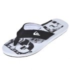 Quiksilver Sandals | Quiksilver Quilted Signature Flip Flops - White Black Red