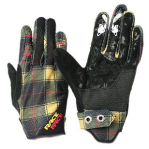 Race Face Gloves | Race Face Buzz Glove - Yellow Plaid