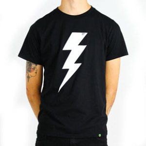 Rapanui T Shirt | Rapanui Lightning Bolt T-Shirt - Black