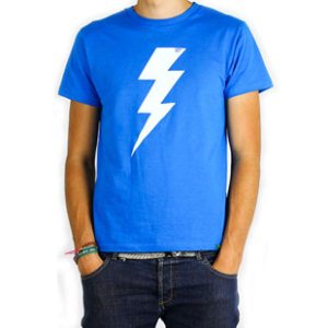 Rapanui T Shirt | Rapanui Lightning Bolt T-Shirt - Blue