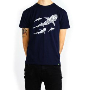 Rapanui T Shirt | Rapanui Save Our Seas T-Shirt - Blue