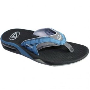 Reef Flip Flops | Reef Fanning Prints Sandals - Ink Blue Plaid