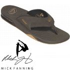 Reef Flip Flops | Reef Fanning (Solid) Sandals - Brown Gum