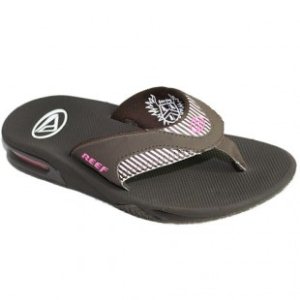 Reef Flip Flops | Reef Girls Fanning Sandals - Brown Pink Stripes
