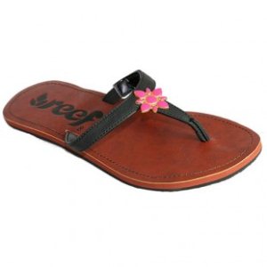 Reef Flip Flops | Reef Girls Lu Anne Sandals - Black Hot Pink