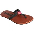 Reef Flip Flops | Reef Girls Lu Anne Sandals - Black Hot Pink