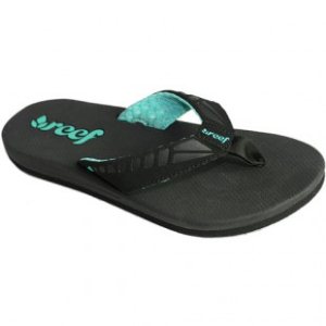 Reef Flip Flops | Reef Girls Phantoms Sandals - Black Turquoise