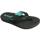 Reef Flip Flops | Reef Girls Phantoms Sandals - Black Turquoise