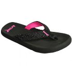Reef Flip Flops | Reef Girls Seaside Sandals - Black Hot Pink White