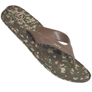 Reef Flip Flops | Reef Zone Sandals - Brown Camo