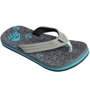 Reef Sandals | Reef Kids Ahi Sandals - Black Grey Blue