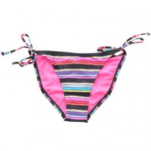 Roxy Bikini | Roxy Baja California Stripe Tie Side Bikini Bottoms - Baja Cali