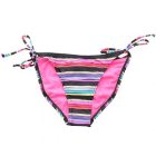Roxy Bikini | Roxy Baja California Stripe Tie Side Bikini Bottoms - Baja Cali