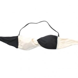 Roxy Bikini | Roxy Colour Block Twist Bandeau Bikini Top - Black