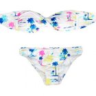 Roxy Bikini | Roxy Palm Beach Scooter Pant Bikini - White Palm Beach