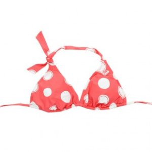 Roxy Bikini | Roxy Tropical Dots Halter Tiki Tri Bikini Top - Tropical Dots Pink
