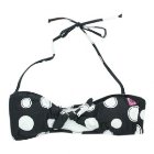 Roxy Bikini | Roxy Tropical Dots Knotted Bandeau Bikini Top - Black