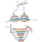 Roxy Bikini | Roxy White Stripes Tie Sides Bikini - Baja California