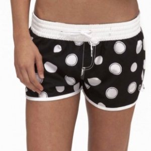 Roxy Boardshorts | Roxy Tropical Dots Board Shorts - Black Tropical Dots