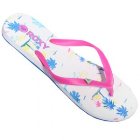 Roxy Flip Flops | Roxy Bamboo Girls Sandals - White