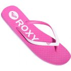 Roxy Flip Flops | Roxy Bi Tone Girls Sandals - Hot Pink