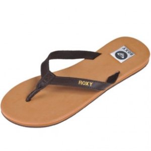Roxy Flip Flops | Roxy Naoua Girls Sandals - Chocolate