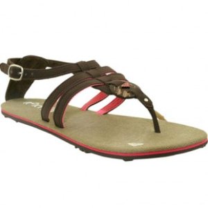 Roxy Flip Flops | Roxy Neony Girls Sandals - Chocolate