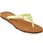 Roxy Flip Flops | Roxy Nostra Girls Sandals - Lime Yellow