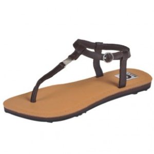 Roxy Flip Flops | Roxy Nucany Girls Sandals - Chocolate