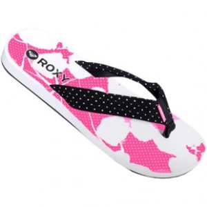 Roxy Flip Flops | Roxy Tallia Girls Sandals - Neon Pink