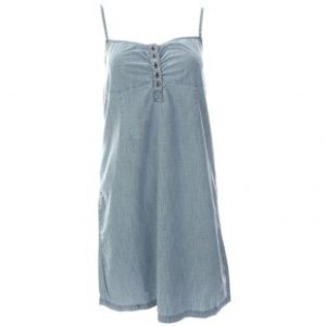 Roxy Sundress | Roxy Sun Day Chambray Sundress - Indigo Blue Wash