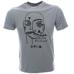 Rvca T-Shirt | Rvca Nuit Blanche T Shirt - Grey Noise Heather