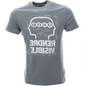 Rvca T-Shirt | Rvca Rendre Visible T Shirt - Beluga
