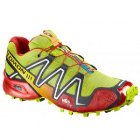 Salomon Shoes | Salomon Speedcross 3 Shoes - Pop Green ~ Bright Red